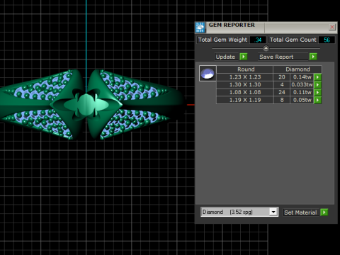 PRECIOUS DESIGN DIAMOND RING 3D PRINTABLE MODEL 3D प्रिंट मॉडल
