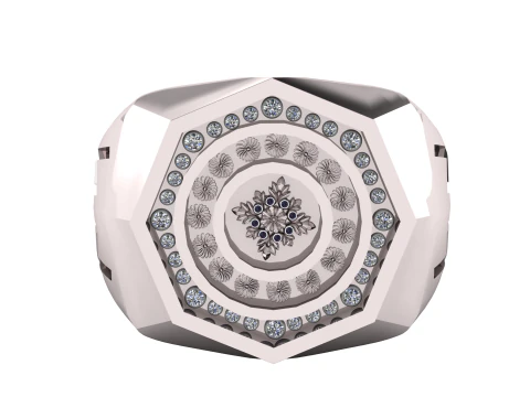 ROYAL STYLISH RING 3D PRINTABLE MODEL 3D Print Model