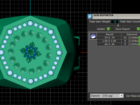 ROYAL STYLISH RING 3D PRINTABLE MODEL Model Cetak 3D