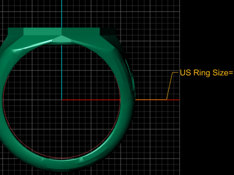 ROYAL STYLISH RING 3D PRINTABLE MODEL Model Cetak 3D