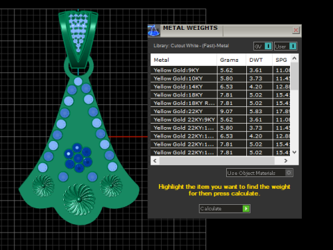 MULTI GEMS FANCY PENDANT 3D PRINTABLE MODEL Modèles 3D en vedette