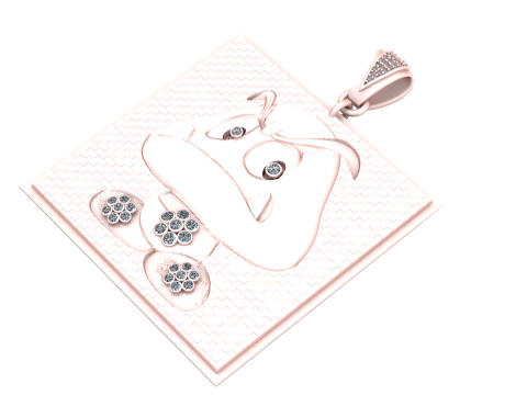 ANGRY CARTOON CARD PENDANT 3D PRINTABLE MODEL 3D 打印模型