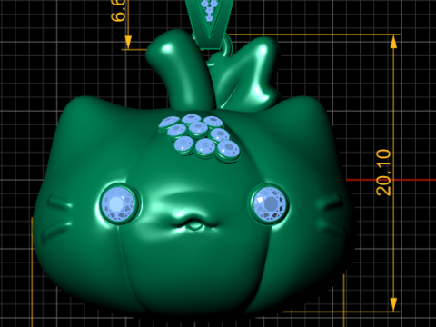 PUMPKIN VEGETABLE PENDANT 3D PRINTABLE MODEL 3D-Druckmodell
