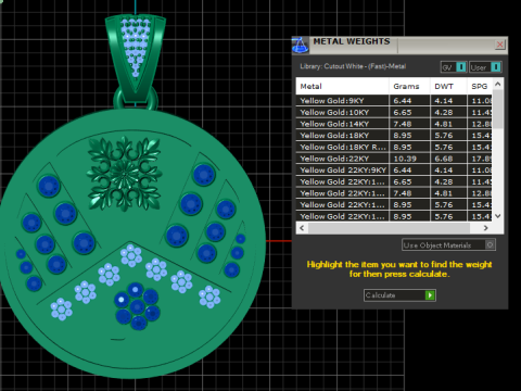 LUXURY FLOWER STYLE PENDANT 3D PRINTABLE MODEL Modelo de Impressão 3D