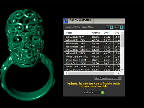 HORROR SKULL HEAD RING 3D PRINTABLE MODEL 3D Print Model