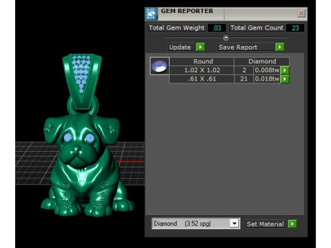 DOG ANIMAL PENDANT 3D PRINTABLE MODEL 3D Принт Модель