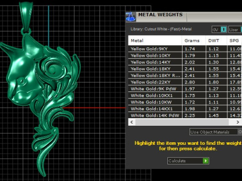 ROSE FLOWER AND CAT FACE PENDANT 3D PRINTABLE MODEL Modelo de Impressão 3D
