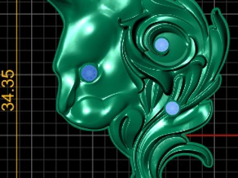 ROSE FLOWER AND CAT FACE PENDANT 3D PRINTABLE MODEL Modelo de Impressão 3D