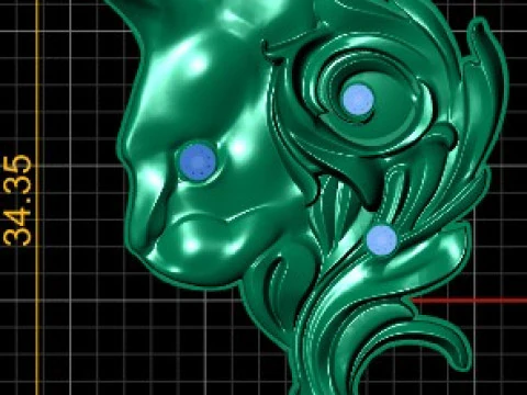 ROSE FLOWER AND CAT FACE PENDANT 3D PRINTABLE MODEL 3D Print Model