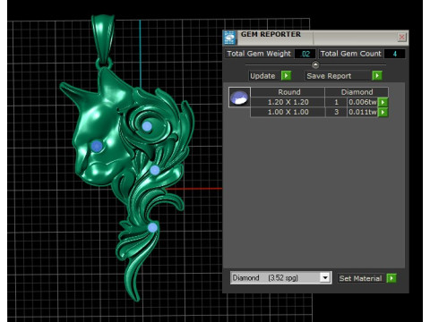 ROSE FLOWER AND CAT FACE PENDANT 3D PRINTABLE MODEL Modelo de Impressão 3D