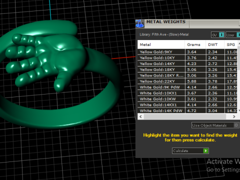 HUMAN HAND DESIGN RING 3D PRINTABLE MODEL 3D Baskı Modeli