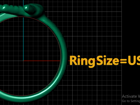 HUMAN HAND DESIGN RING 3D PRINTABLE MODEL 3D Baskı Modeli