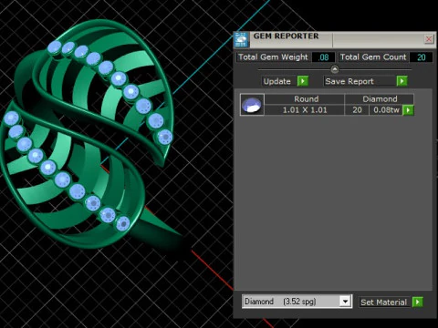 SIMPLE LEAFS DESIGN RING 3D PRINTABLE MODEL 3D Print Model