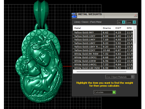 MOTHER AND BABY PENDANT 3D PRINTABLE MODEL Model Cetak 3D