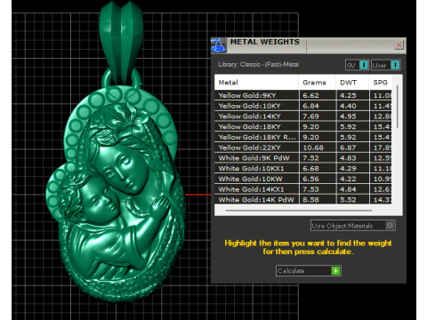 MOTHER AND BABY PENDANT 3D PRINTABLE MODEL 3D Print Model