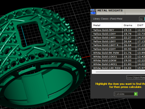 EMERALD FANCY RING 3D PRINTABLE MODEL 3D-printmodel