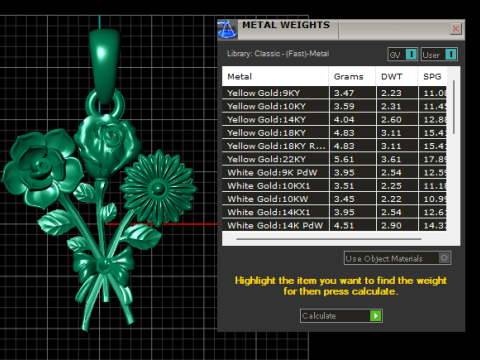 BEAUTIFUL FLOWERS PENDANT 3D PRINTABLE MODEL Modèles 3D en vedette