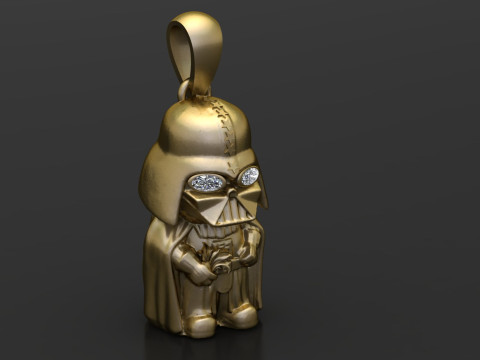 STAR WAR ENEMY PENDANT 3D PRINTABLE MODEL 3Dプリントモデル