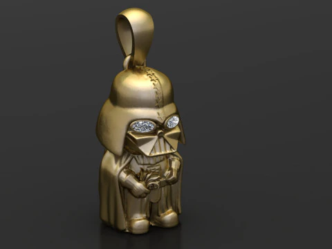 STAR WAR D&Uuml;ŞMANI KOLYE 3D YAZDIRILABİLİR MODEL 3D Baskı Modeli