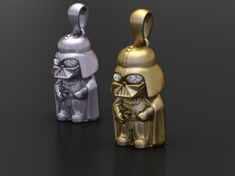 STAR WAR ENEMY PENDANT 3D PRINTABLE MODEL 3D Print Model
