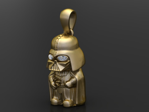 STAR WAR ENEMY PENDANT 3D PRINTABLE MODEL 3D Print Model