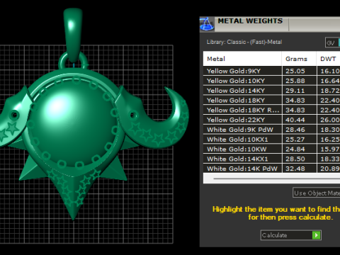 UNIQUE STYLE PENDANT 3D PRINTABLE MODEL Modèles 3D en vedette