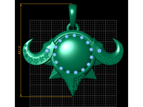UNIQUE STYLE PENDANT 3D PRINTABLE MODEL Modèles 3D en vedette
