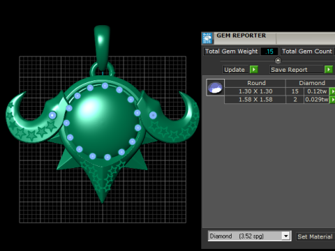 UNIQUE STYLE PENDANT 3D PRINTABLE MODEL Modèles 3D en vedette