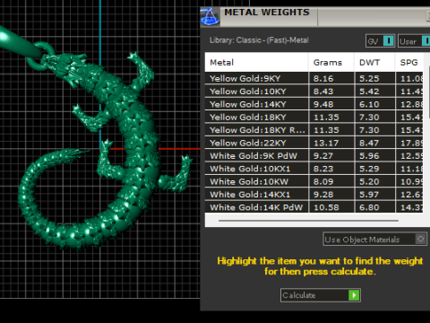 CHINESE REPTILE LIZARD PENDANT 3D PRINTABLE MODEL 3Dプリントモデル