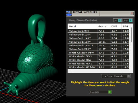 SNAIL ANIMAL PENDANT 3D PRINTABLE MODEL 3D Принт Модель