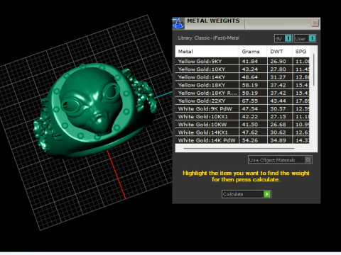 ALIEN FACE DIAMOND RING 3D PRINTABLE MODEL 3D Print Model