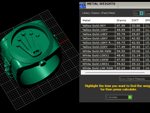 LUXURY LOGO RING 3D PRINTABLE MODEL 3D Print Model