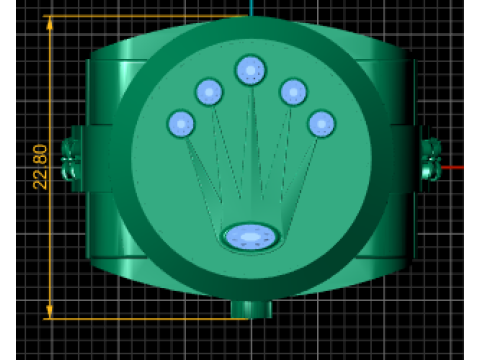 LUXURY LOGO RING 3D PRINTABLE MODEL 3D Print Model