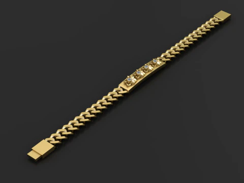 ELEGANTE PENDENTE A CATENA MODELLO STAMPABILE 3D Modello di stampa 3D