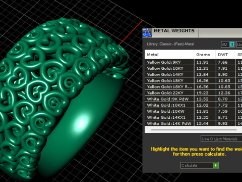 HEARTS DESIGN PRECIOUS RING 3D PRINTABLE MODEL 3D Print Model