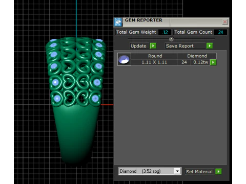 HEARTS DESIGN PRECIOUS RING 3D PRINTABLE MODEL 3D Print Model