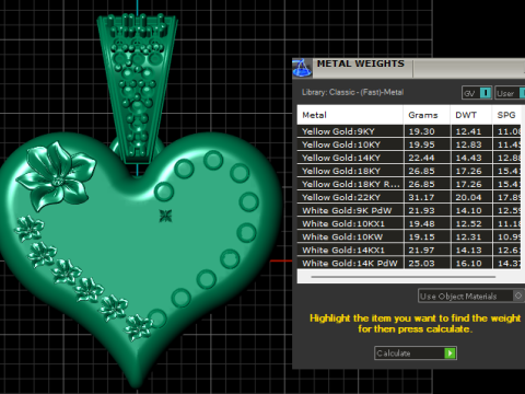 JENNIFER NAME HEART SHAPE PENDANT 3D PRINTABLE MODEL 3D Принт Модель