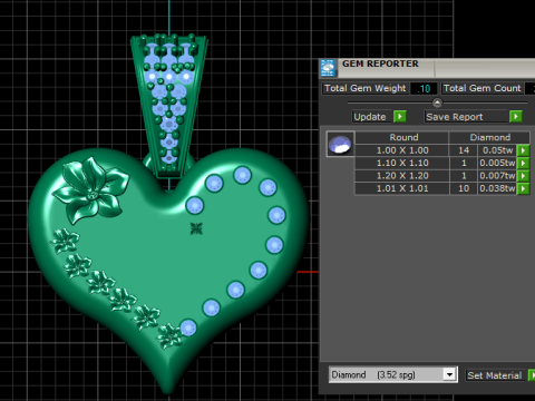 JENNIFER NAME HEART SHAPE PENDANT 3D PRINTABLE MODEL 3D Принт Модель