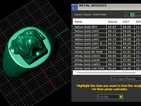 DOG ANIMAL FACE RING 3D PRINTABLE MODEL 3D Print Model