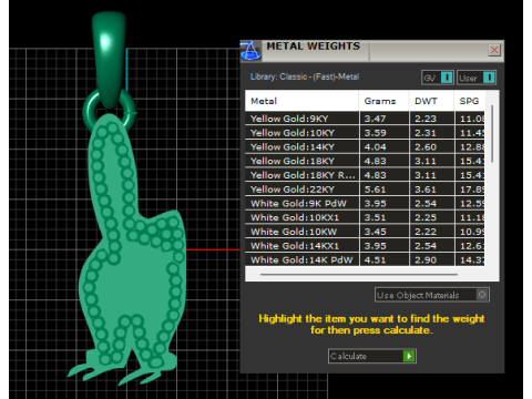 FORK STYLE PENDANT 3D PRINTABLE MODEL 3D 프린트 모델