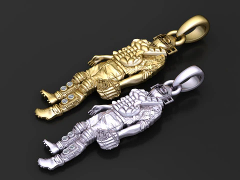 MODEL PRINTABLE 3D PENDANT PEMAIN BASEBALL PRIA Model Cetak 3D