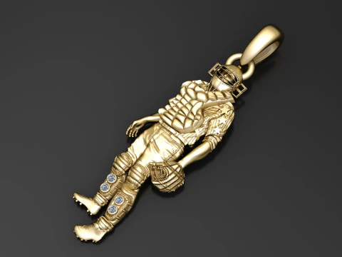 MODEL PRINTABLE 3D PENDANT PEMAIN BASEBALL PRIA Model Cetak 3D