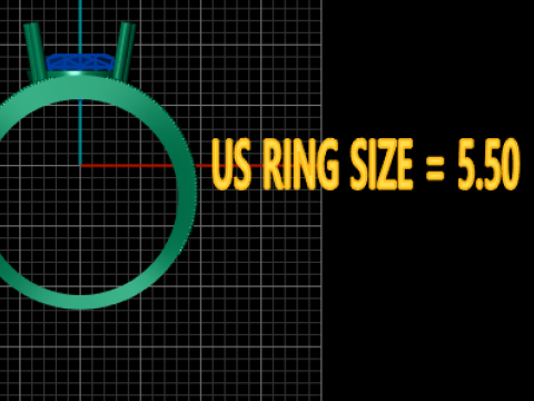ELEGANCE RED RUBY RING 3D PRINTABLE MODEL 3D Принт Модель