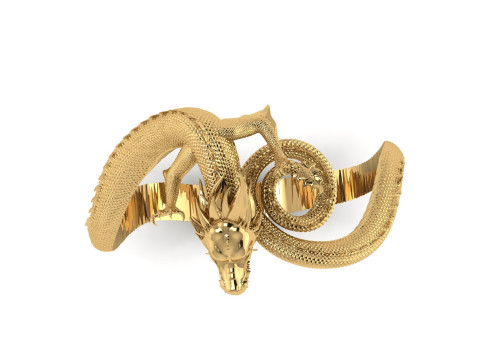 CHINESE DRAGON RING 3D PRINTABLE MODEL 3D 打印模型