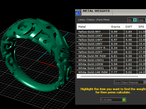 STYLISH FASHIONABLE RING 3D PRINTABLE MODEL 3D Print Model
