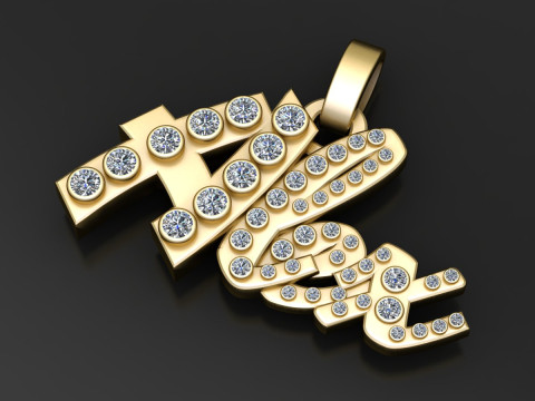 ALEX NAME GOLDEN PENDANT 3D PRINTABLE MODEL 3D प्रिंट मॉडल