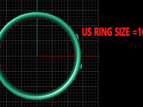 FANCY DESIGN RING 3D PRINTABLE MODEL Modelo de impresión 3D