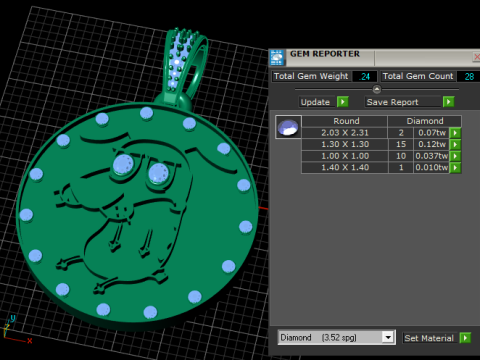 CARTOON CHARACTER COIN GOLD PENDANT 3D PRINTABLE MODEL Modelo de Impressão 3D