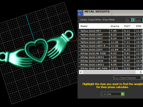 HUMAN HANDS AND HEART PENDANT 3D PRINTABLE MODEL 3D Print Model
