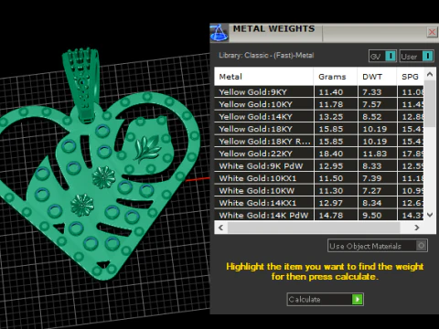 LEAF DESIGN HEART SHAPE PENDANT 3D PRINTABLE MODEL 3D Print Model